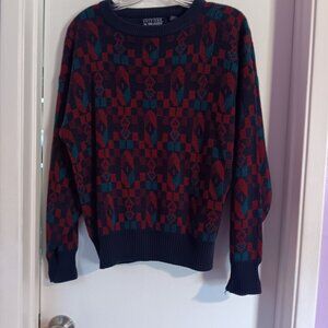 VINTAGE EDITIONS BY VAN HUESEN MEN'S CREW NECK SWEATER SIZE SMALL